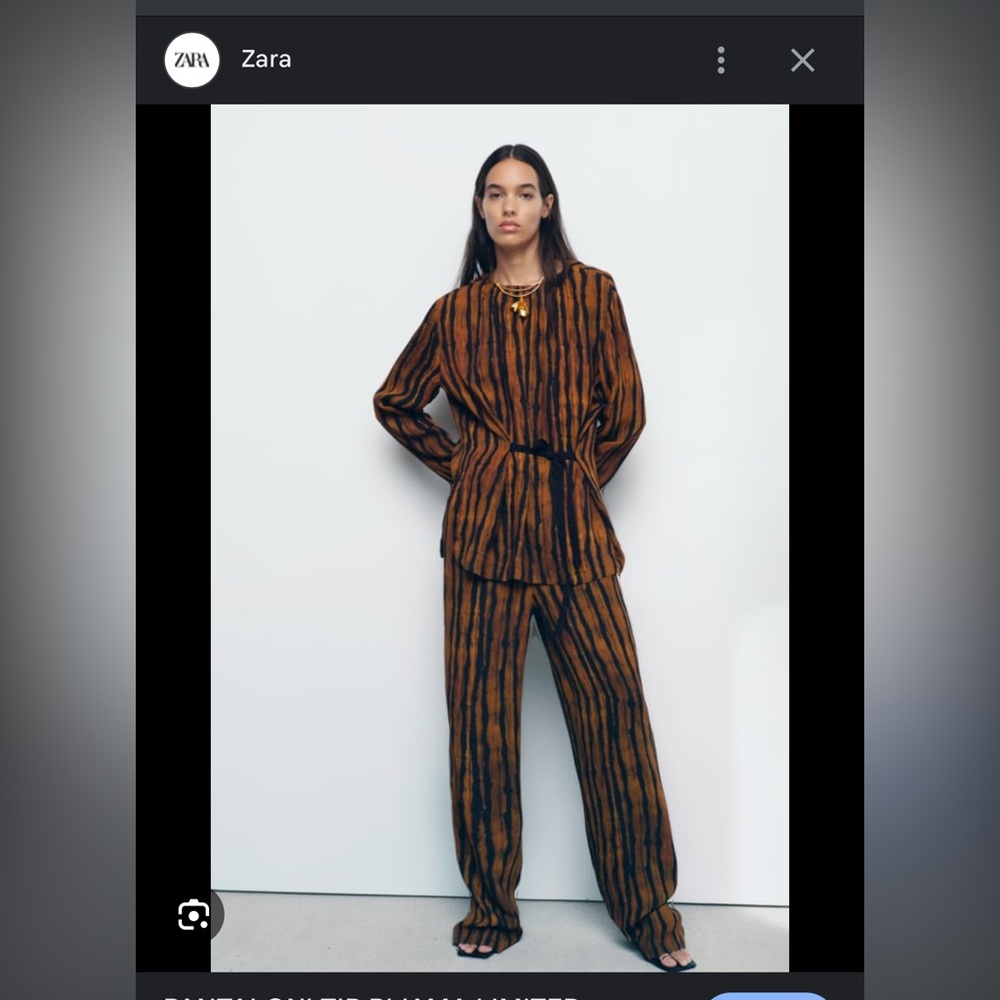ZARA Limited Edition Striped Set